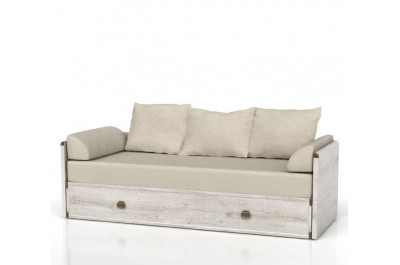 Кровать-диван раздвижной Индиана JLOZ80/160  с матрасом с подушками Сосна аризонская