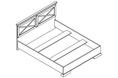 Кровать (каркас) Марсель 160 Гербор двухспальная