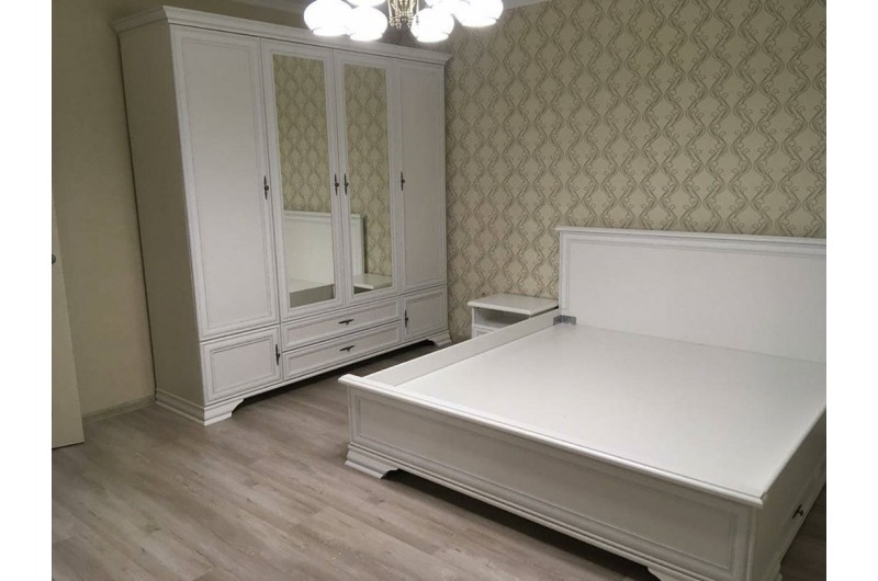 Кровать (каркас с ламелями и 2 ящиками) Кентуки LOZ180  двухспальная Белый альпийский