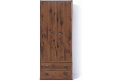 Шкаф платянной Индиана JSZF2D2S/80 N ВМК 2-дверный Дуб шутер